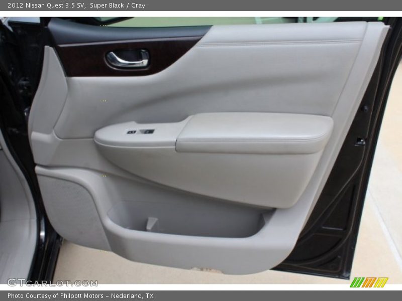 Super Black / Gray 2012 Nissan Quest 3.5 SV