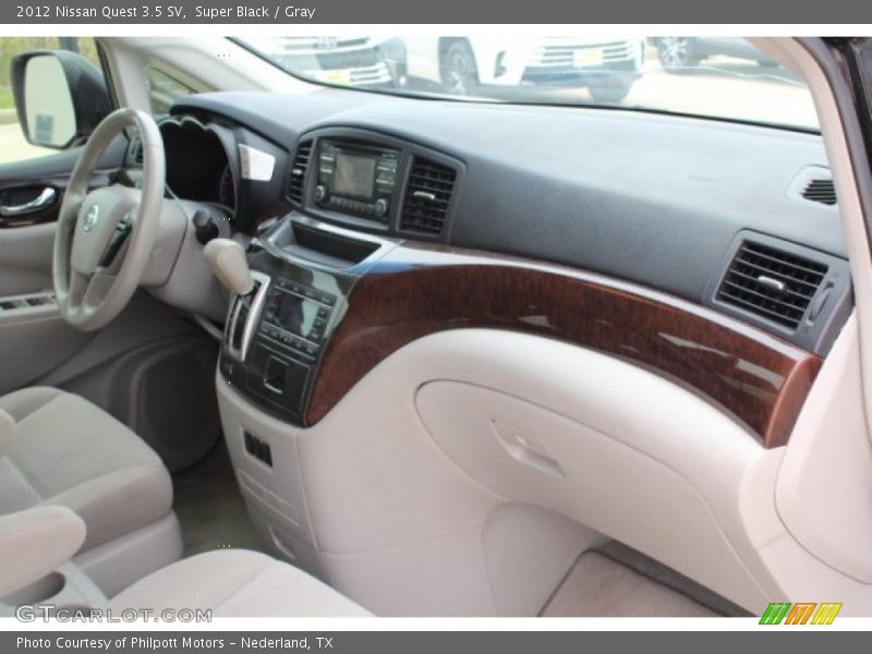 Super Black / Gray 2012 Nissan Quest 3.5 SV