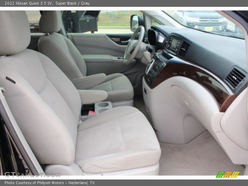 Super Black / Gray 2012 Nissan Quest 3.5 SV