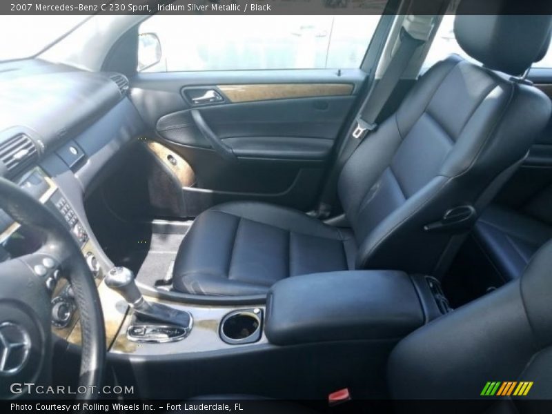 Iridium Silver Metallic / Black 2007 Mercedes-Benz C 230 Sport