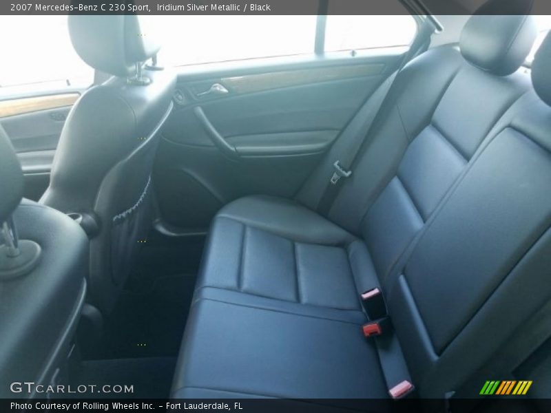 Iridium Silver Metallic / Black 2007 Mercedes-Benz C 230 Sport