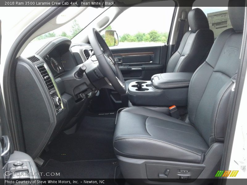 Front Seat of 2018 3500 Laramie Crew Cab 4x4
