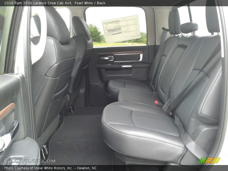 Rear Seat of 2018 3500 Laramie Crew Cab 4x4
