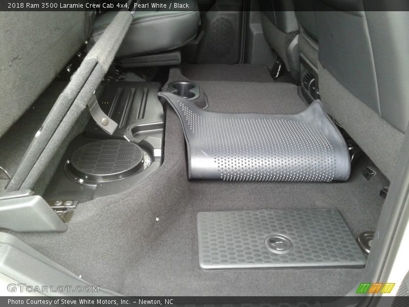 Rear Seat of 2018 3500 Laramie Crew Cab 4x4