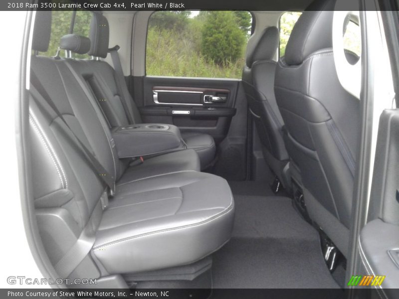 Rear Seat of 2018 3500 Laramie Crew Cab 4x4