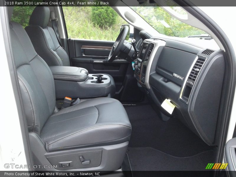 Front Seat of 2018 3500 Laramie Crew Cab 4x4