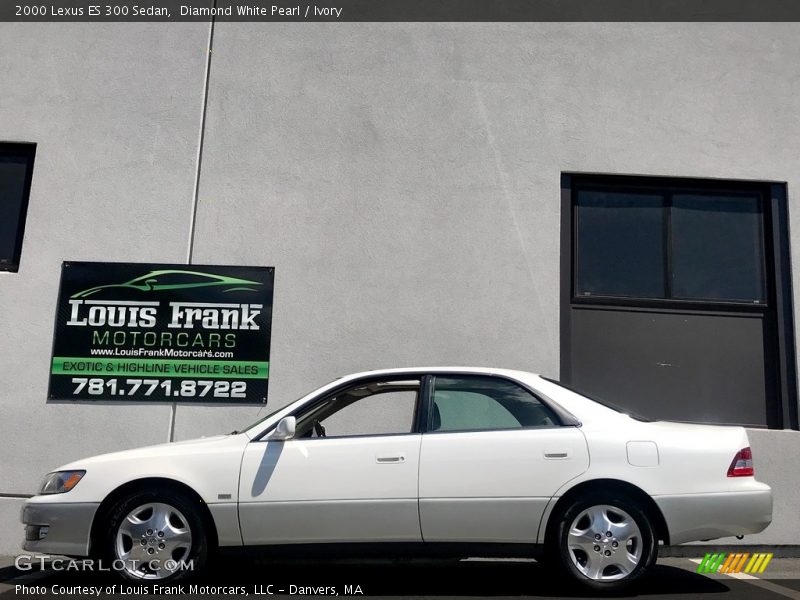Diamond White Pearl / Ivory 2000 Lexus ES 300 Sedan