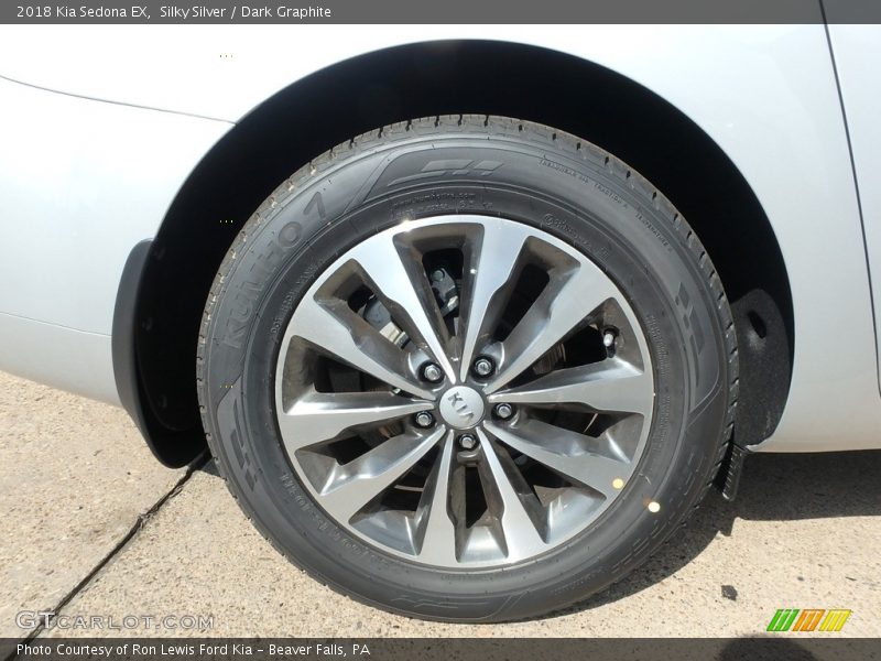 Silky Silver / Dark Graphite 2018 Kia Sedona EX