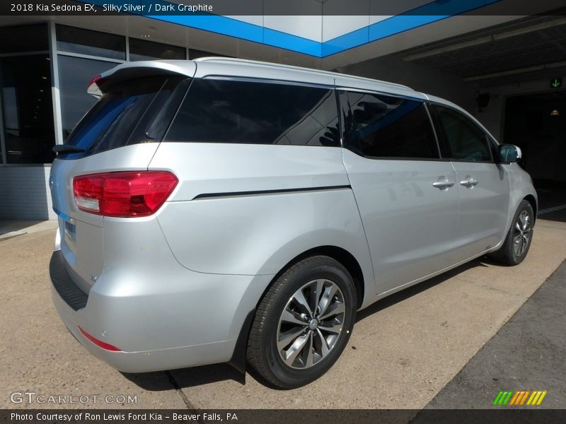 Silky Silver / Dark Graphite 2018 Kia Sedona EX