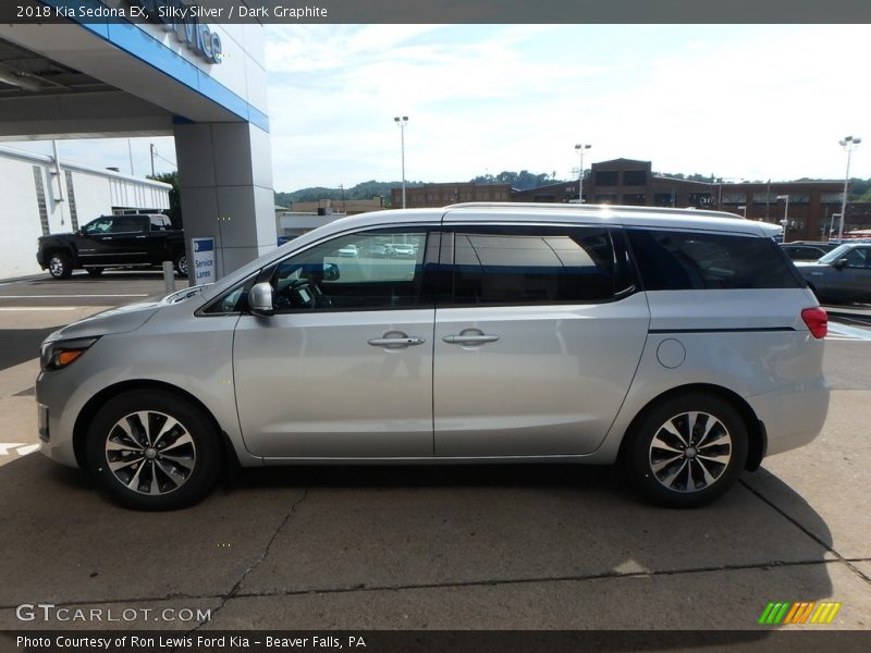 Silky Silver / Dark Graphite 2018 Kia Sedona EX