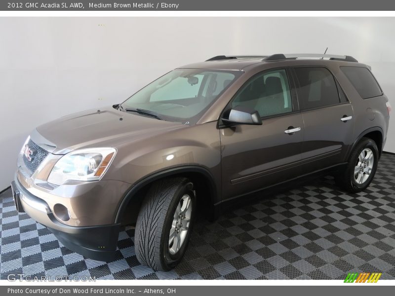 Medium Brown Metallic / Ebony 2012 GMC Acadia SL AWD