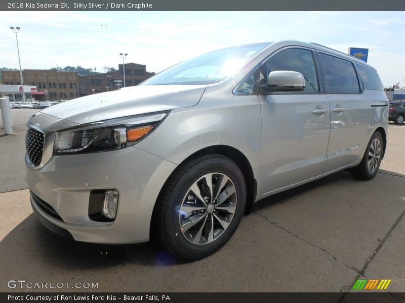 Silky Silver / Dark Graphite 2018 Kia Sedona EX