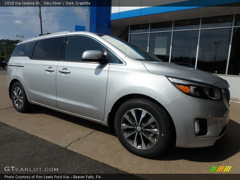 Silky Silver / Dark Graphite 2018 Kia Sedona EX