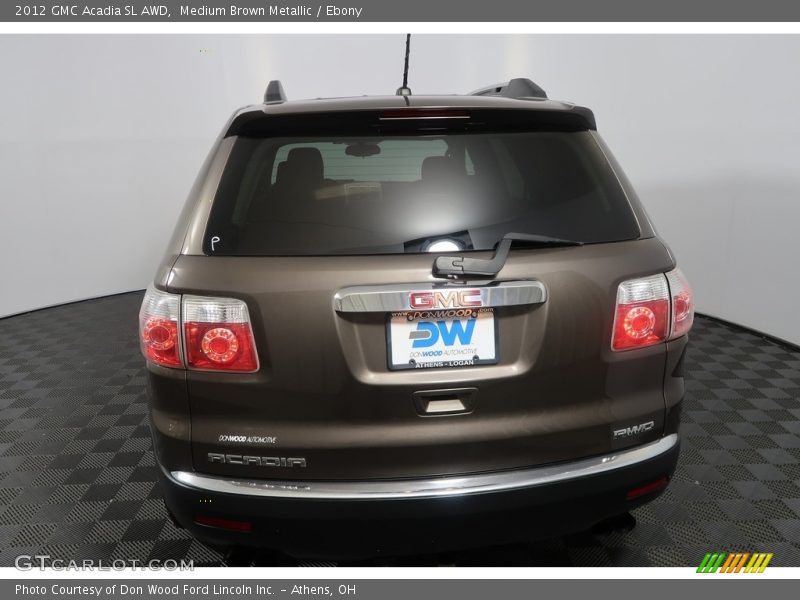 Medium Brown Metallic / Ebony 2012 GMC Acadia SL AWD