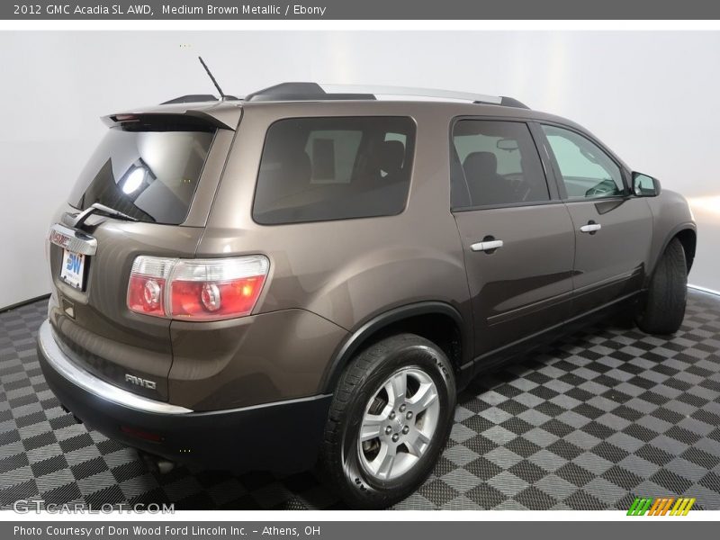 Medium Brown Metallic / Ebony 2012 GMC Acadia SL AWD