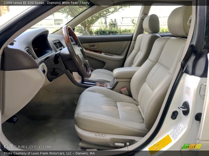 Diamond White Pearl / Ivory 2000 Lexus ES 300 Sedan