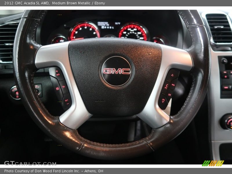 Medium Brown Metallic / Ebony 2012 GMC Acadia SL AWD