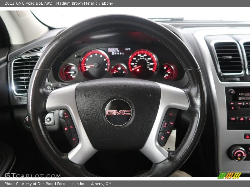 Medium Brown Metallic / Ebony 2012 GMC Acadia SL AWD