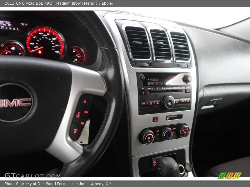 Medium Brown Metallic / Ebony 2012 GMC Acadia SL AWD