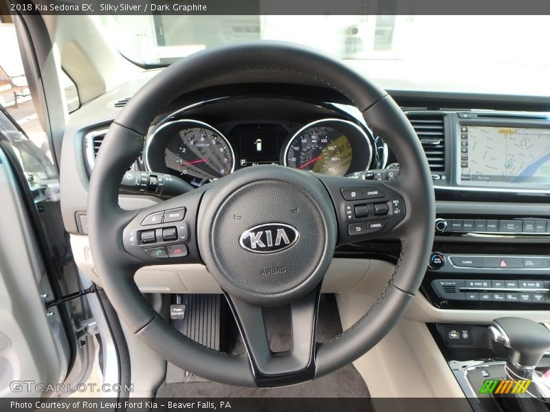 Silky Silver / Dark Graphite 2018 Kia Sedona EX