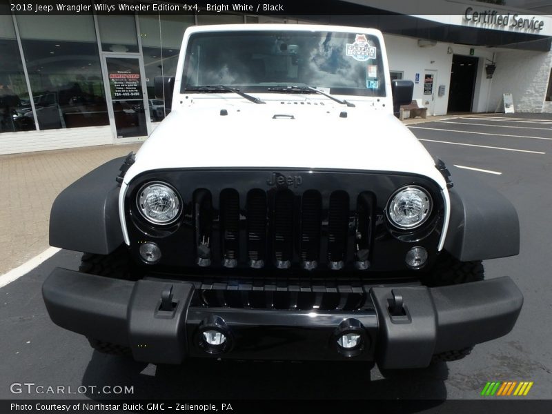 Bright White / Black 2018 Jeep Wrangler Willys Wheeler Edition 4x4