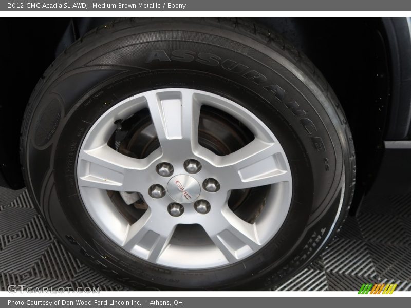Medium Brown Metallic / Ebony 2012 GMC Acadia SL AWD