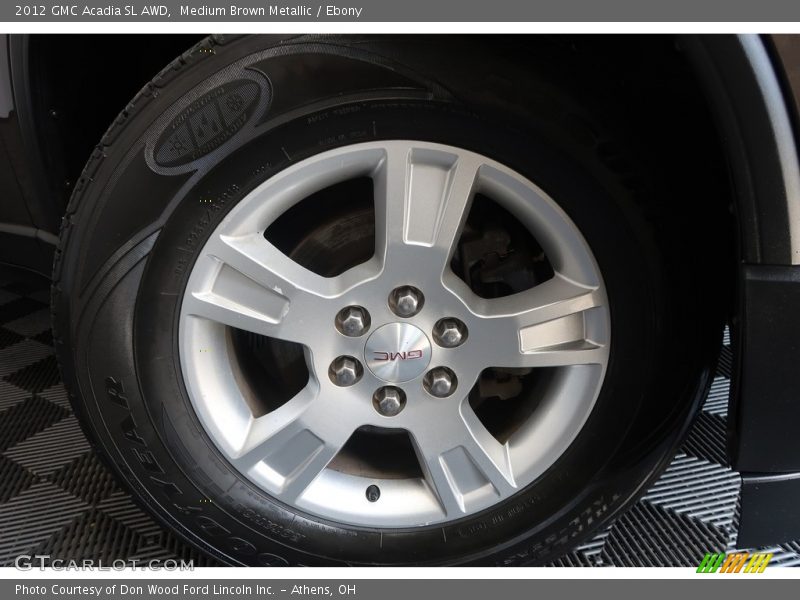 Medium Brown Metallic / Ebony 2012 GMC Acadia SL AWD