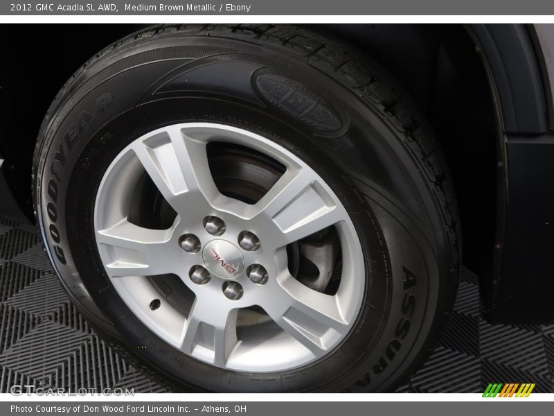 Medium Brown Metallic / Ebony 2012 GMC Acadia SL AWD
