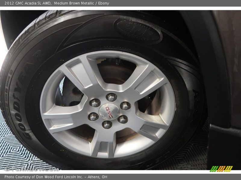 Medium Brown Metallic / Ebony 2012 GMC Acadia SL AWD