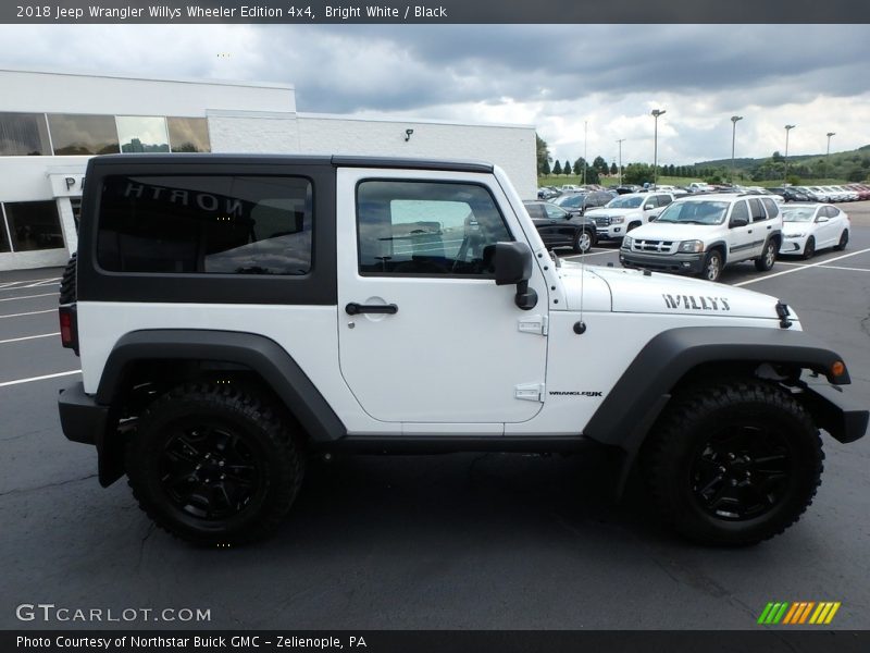 Bright White / Black 2018 Jeep Wrangler Willys Wheeler Edition 4x4