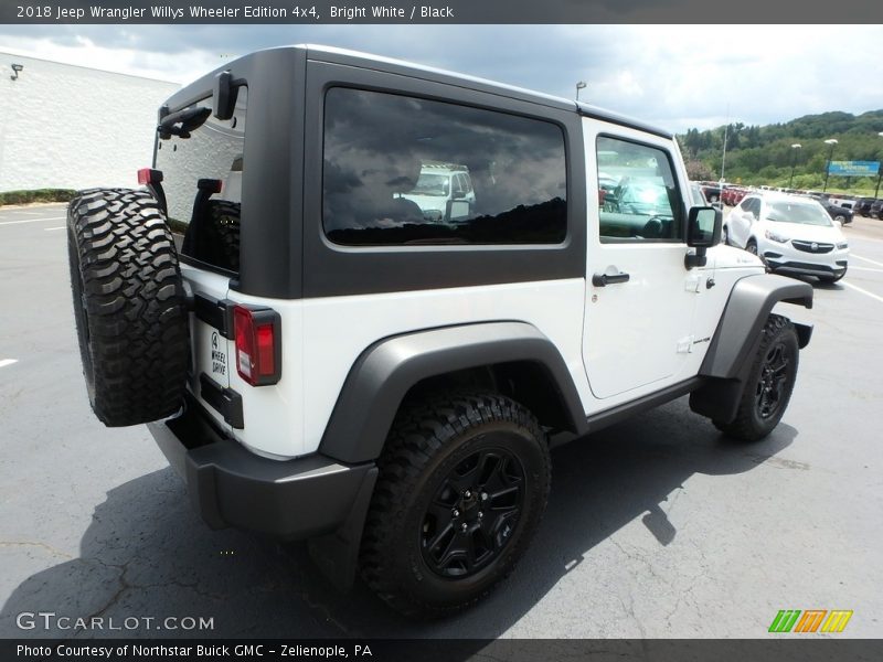 Bright White / Black 2018 Jeep Wrangler Willys Wheeler Edition 4x4