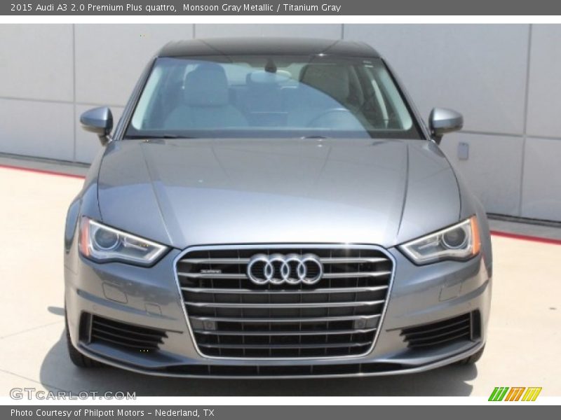 Monsoon Gray Metallic / Titanium Gray 2015 Audi A3 2.0 Premium Plus quattro