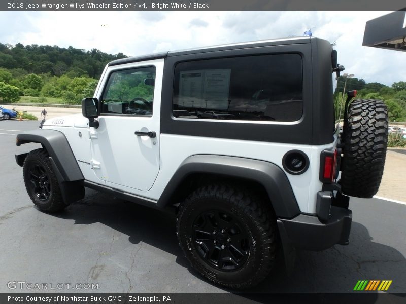 Bright White / Black 2018 Jeep Wrangler Willys Wheeler Edition 4x4
