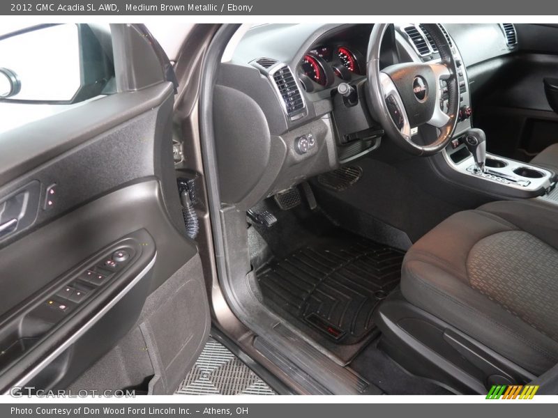 Medium Brown Metallic / Ebony 2012 GMC Acadia SL AWD