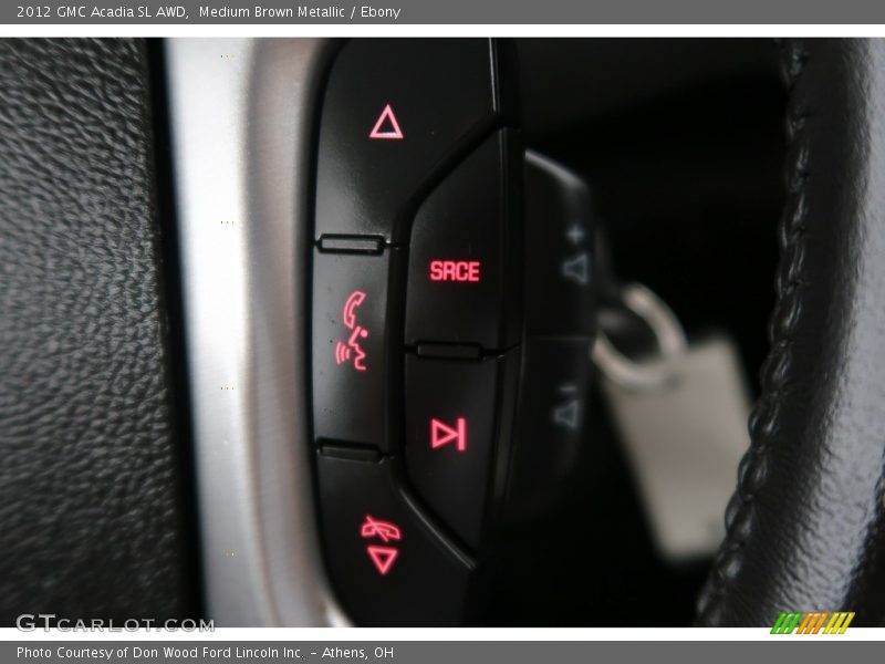 Medium Brown Metallic / Ebony 2012 GMC Acadia SL AWD