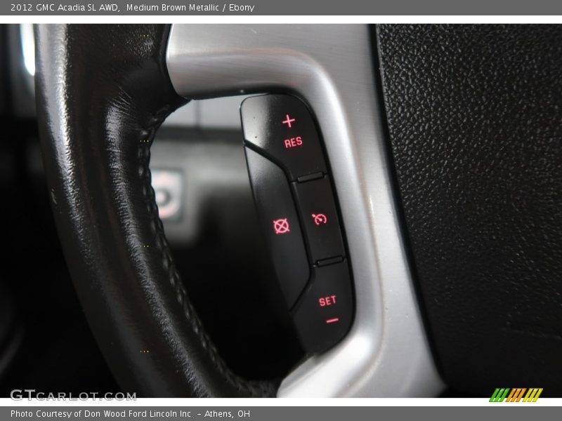 Medium Brown Metallic / Ebony 2012 GMC Acadia SL AWD