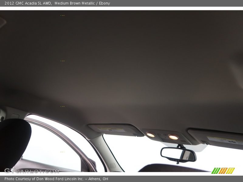 Medium Brown Metallic / Ebony 2012 GMC Acadia SL AWD