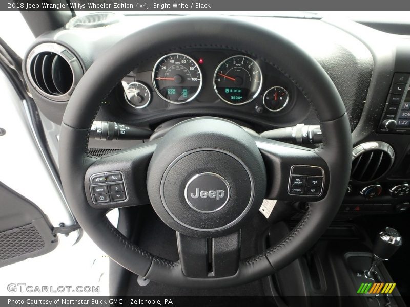 Bright White / Black 2018 Jeep Wrangler Willys Wheeler Edition 4x4