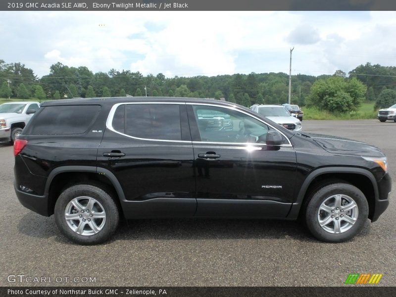 Ebony Twilight Metallic / Jet Black 2019 GMC Acadia SLE AWD