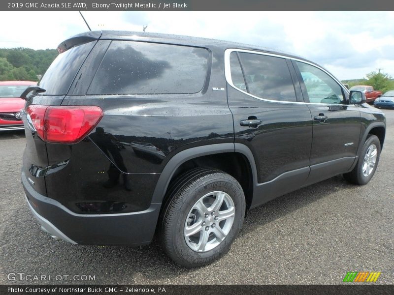 Ebony Twilight Metallic / Jet Black 2019 GMC Acadia SLE AWD