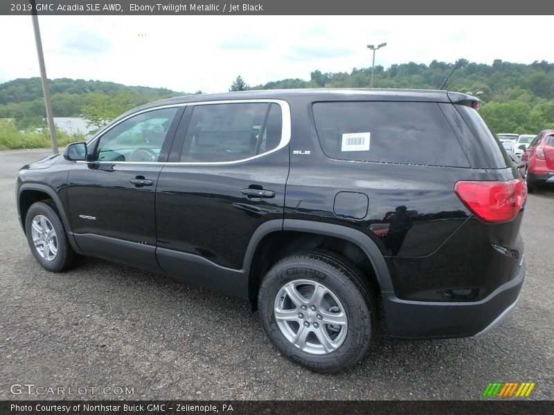 Ebony Twilight Metallic / Jet Black 2019 GMC Acadia SLE AWD