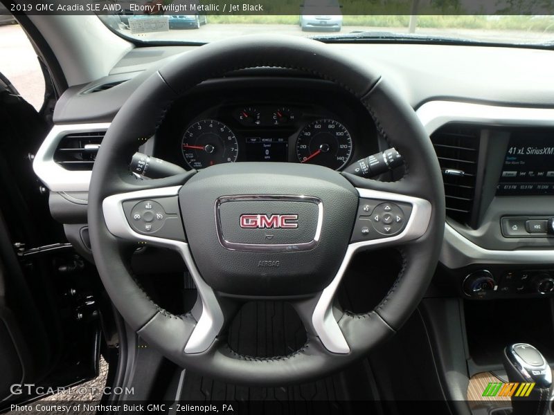 Ebony Twilight Metallic / Jet Black 2019 GMC Acadia SLE AWD