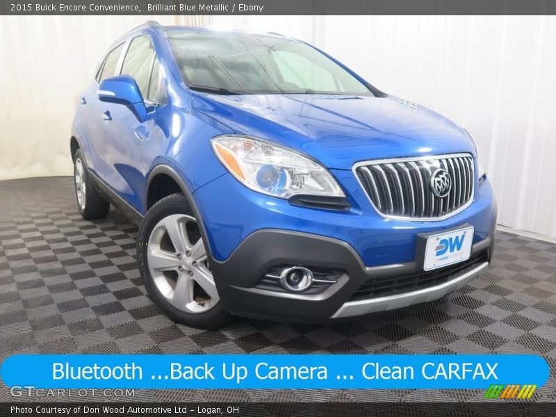 Brilliant Blue Metallic / Ebony 2015 Buick Encore Convenience