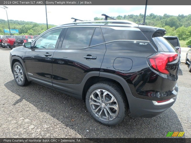 Ebony Twilight Metallic / Jet Black 2019 GMC Terrain SLT AWD