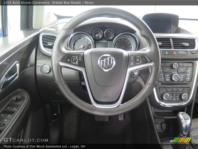 Brilliant Blue Metallic / Ebony 2015 Buick Encore Convenience
