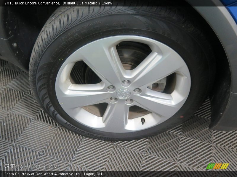 Brilliant Blue Metallic / Ebony 2015 Buick Encore Convenience