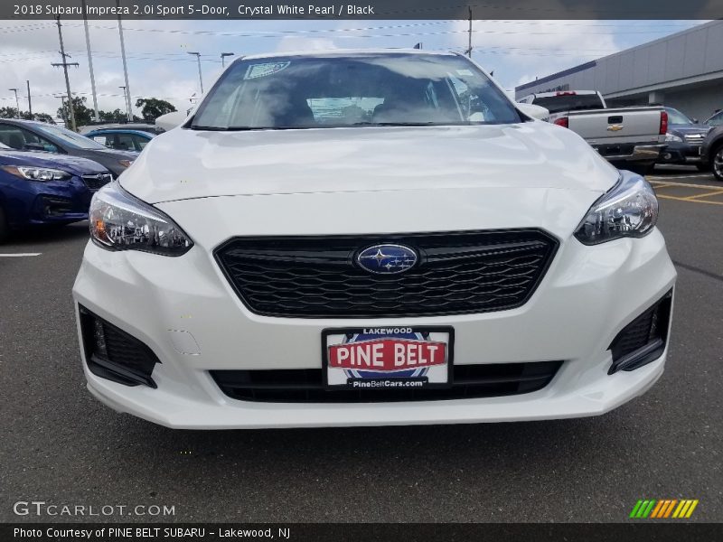 Crystal White Pearl / Black 2018 Subaru Impreza 2.0i Sport 5-Door