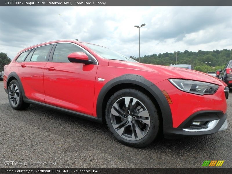 Sport Red / Ebony 2018 Buick Regal TourX Preferred AWD