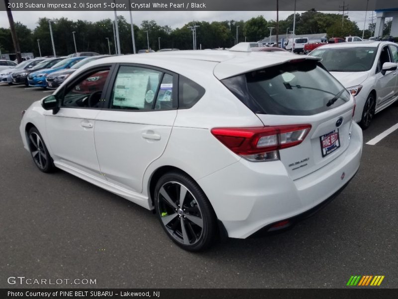 Crystal White Pearl / Black 2018 Subaru Impreza 2.0i Sport 5-Door