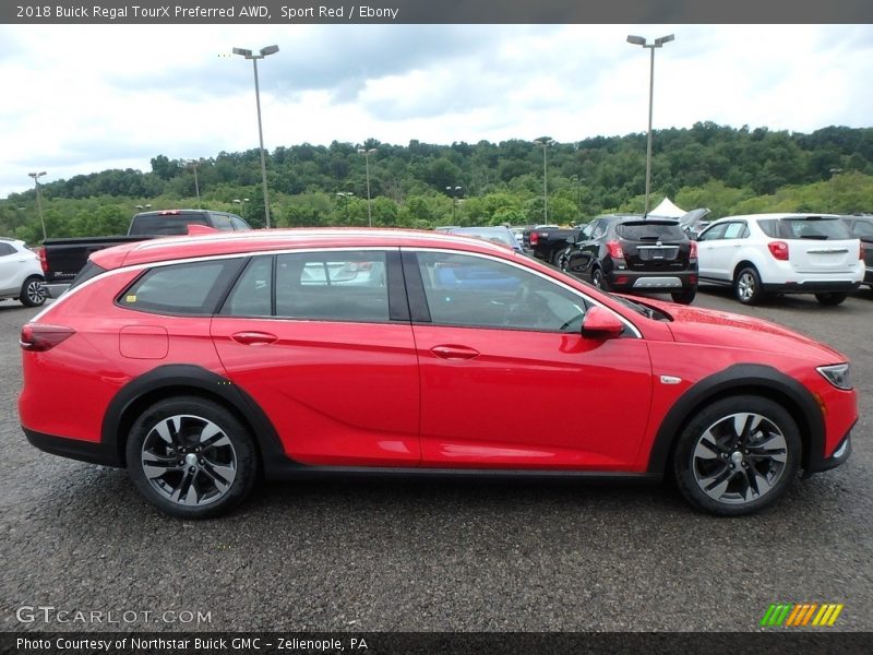 Sport Red / Ebony 2018 Buick Regal TourX Preferred AWD